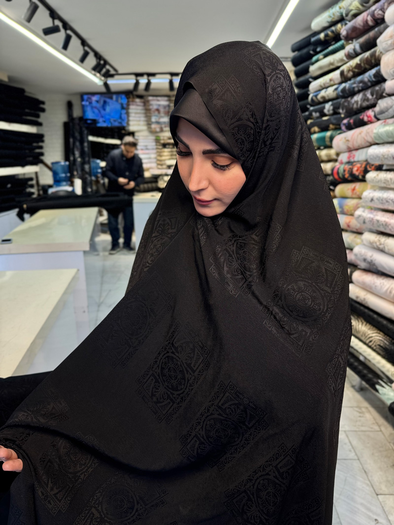 چادر مشکی سالون ژاپن کد045