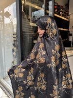 چادر رنگی ژاکارد ابریشم کد 056 - Image 2