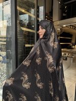 چادر رنگی ژاکارد ابریشم کد 059 - Image 2