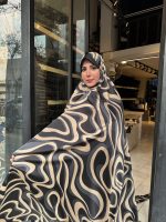 چادر رنگی ژاکارد ابریشم کد 060 - Image 2