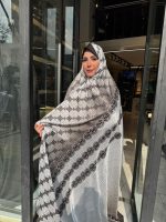 چادر رنگی ژاکارد ابریشم کد 064 - Image 2