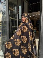 چادر رنگی ژاکارد ابریشم کد 062
