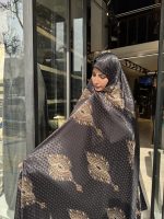 چادر رنگی ژاکارد ابریشم کد 058 - Image 3