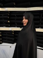 چادر مشکی ساده سالون ژاپن کد 165